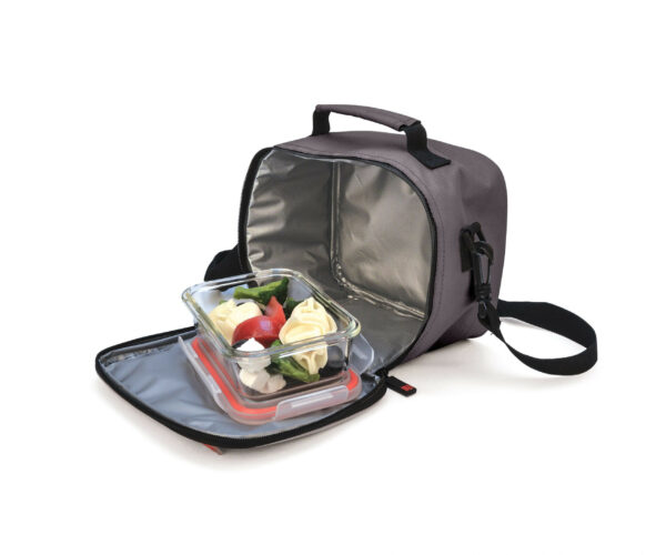 Recycled Lunchbag Gris + Contenidor Vidre 570 ml