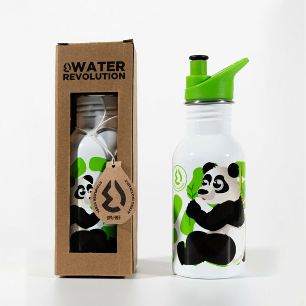 Ampolla Inox Kids 500 ml Water Revolution Panda