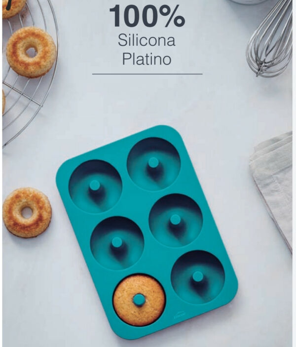 molde donuts silicona 6 donuts