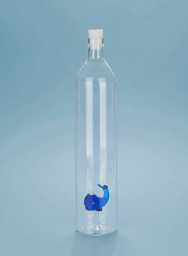 Ampolla Atlantis Balena Blau 1,2 L Borosilicat