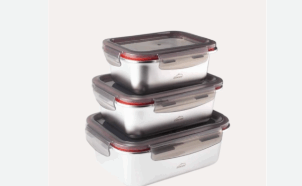 Recipient rectangular EcoInox 480ml - Imatge 2