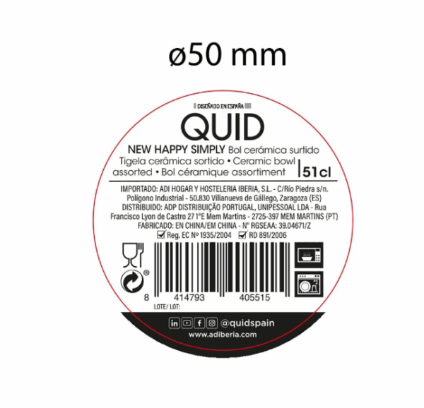 Cuenco Cerámico Surtido 51 cl Happy Simply - Image 7
