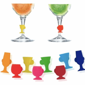 Set 8 Marca copas Silicona