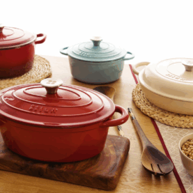 Cocotte ovalada de hierro fundido 4.8L